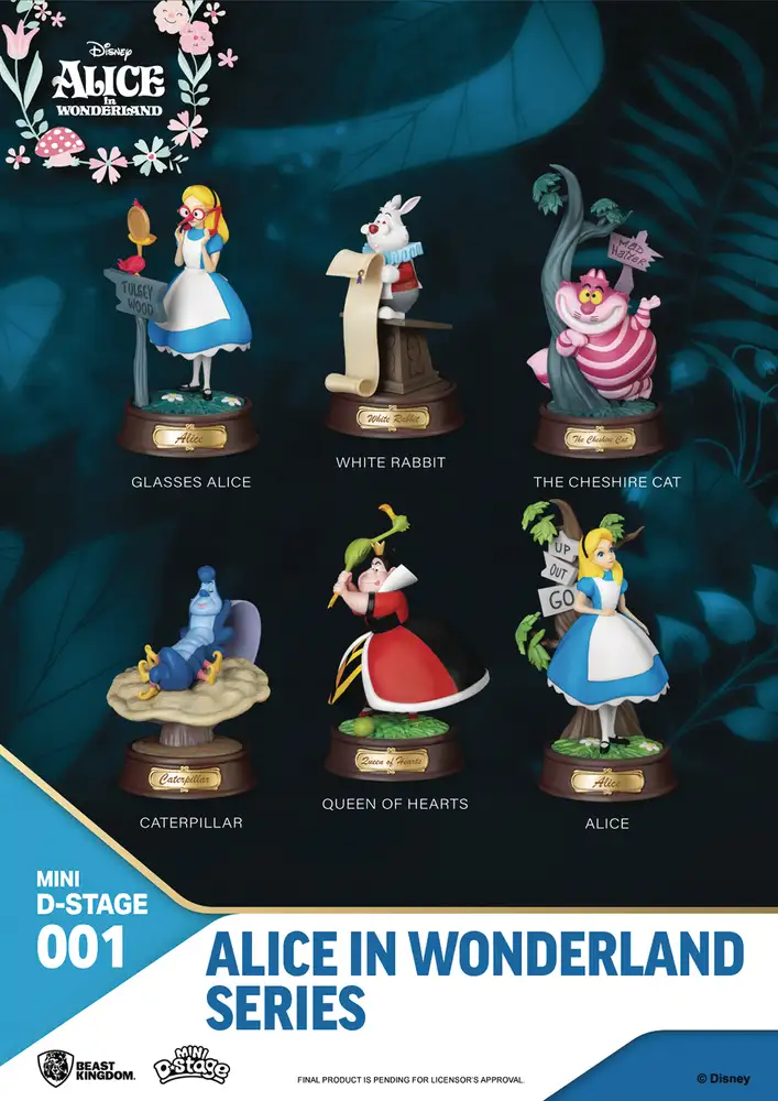 Alice in Wonderland Mini D-Stage 001 6pc Set