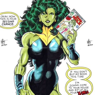 Df She Hulk Four Piece Blank Connecting Set Haeser Sketch