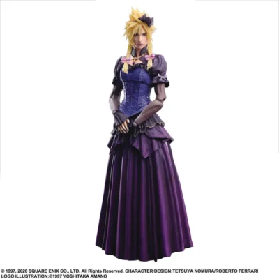 Final Fantasy VII Remake Play Arts Kai Cloud Strife Dress Action Figure