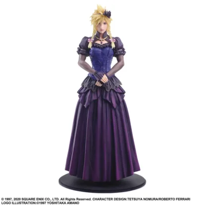 Final Fantasy VII Remake Static Arts Cloud Strife Dress Action Figure