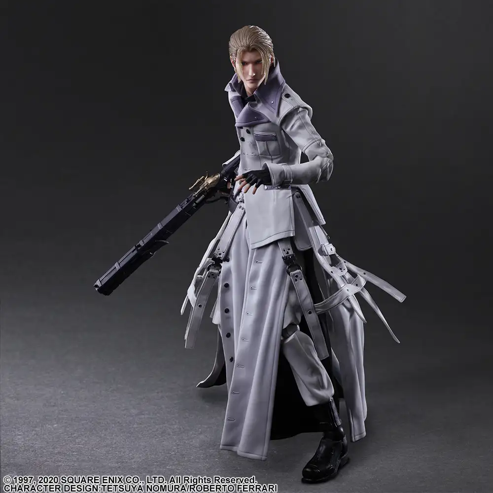 Final Fantasy VIIR Play Arts Kai Rufus Shinra Action Figure