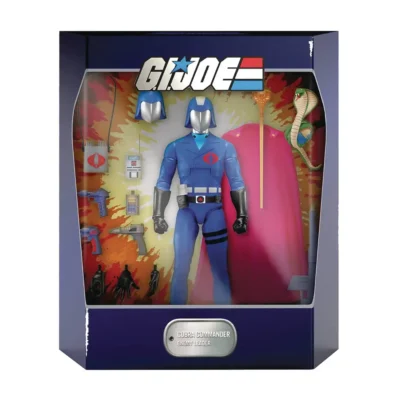 GI Joe Ultimates Real American Hero Cobra Commander Action Figure