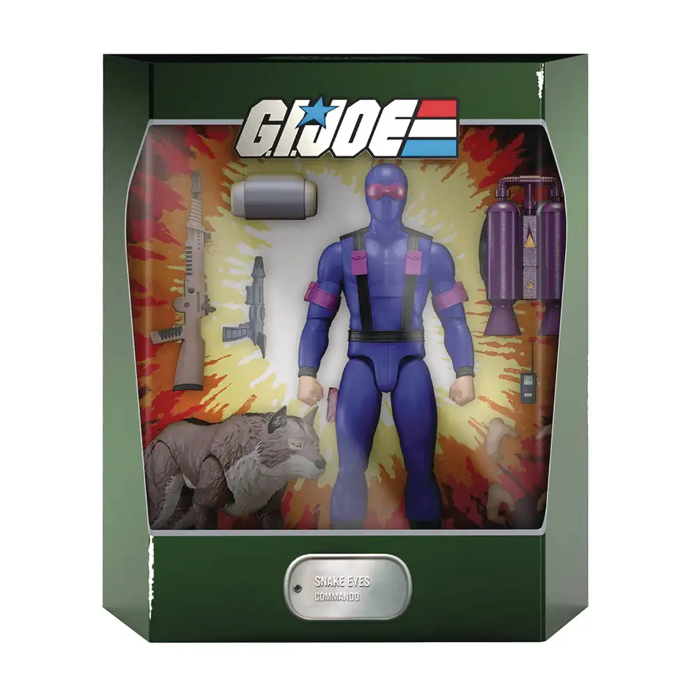 GI Joe Ultimates Real American Hero Snake Eyes Action Figure