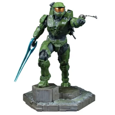 Halo Infinite: Master Chief with Grappleshot PVC Statue