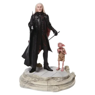 Harry Potter Lucius Malfoy With Dobby 9.5in Statue