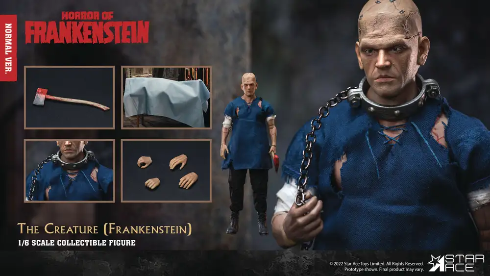 Horror of Frankenstein the Creature 1/6 Action Figure