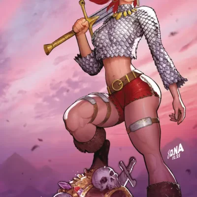 Immortal Red Sonja #1 Nakayama Ltd Metal Cover