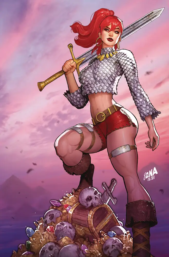 Immortal Red Sonja #1 Nakayama Ltd Metal Cover