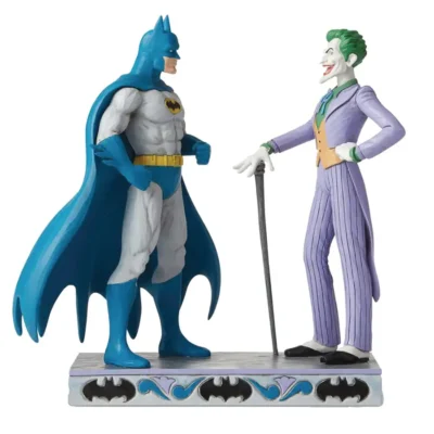 Jim Shore DC Comics Batman vs the Joker 9.25in Figure