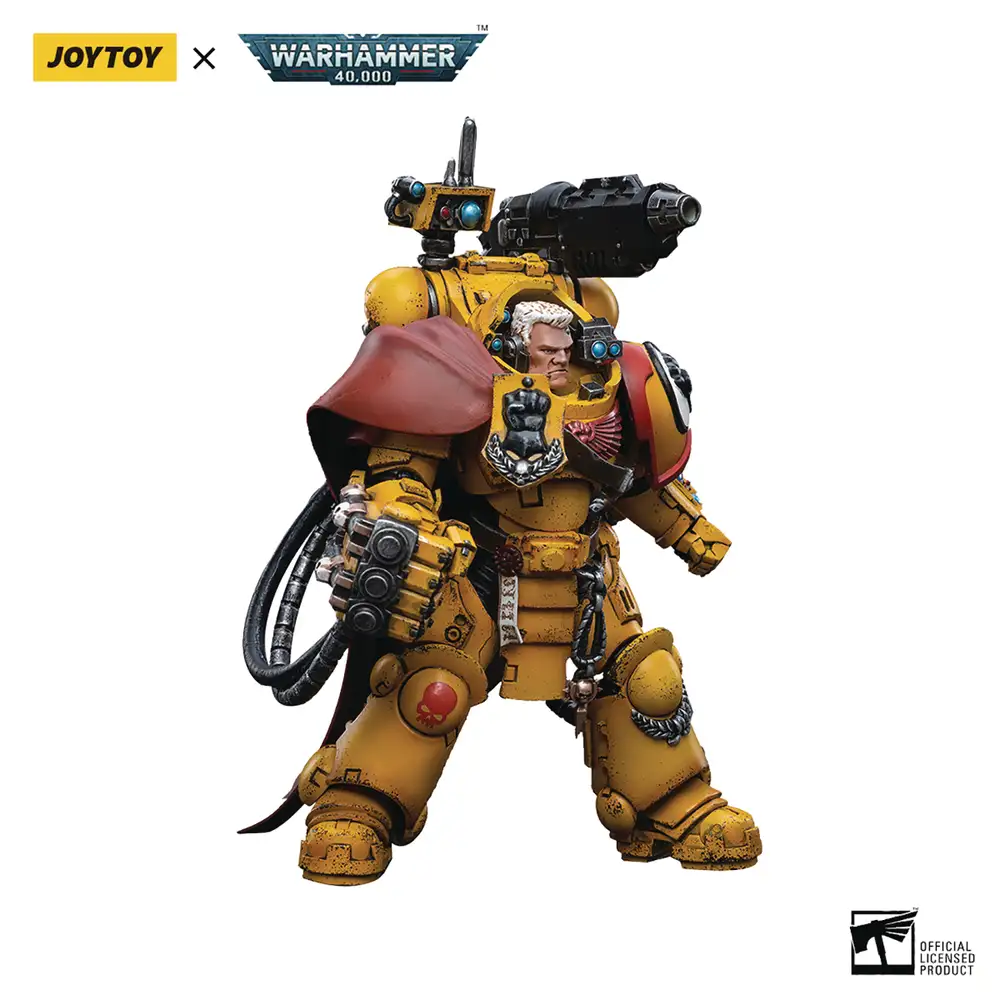 Joytoy Wh 40k Imperial Fists 3rd Cap Tor Garadon 1/18 Figure