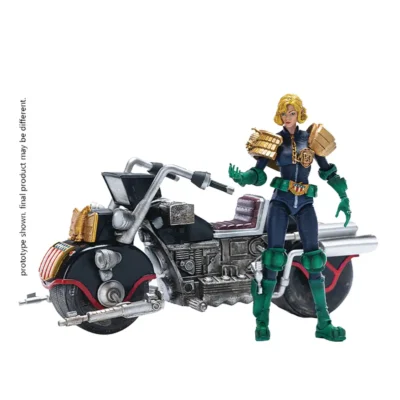 Judge Dredd Judge Anderson & Lawmaster Mk II Previews Exclusive 1/18 Action Figure Set