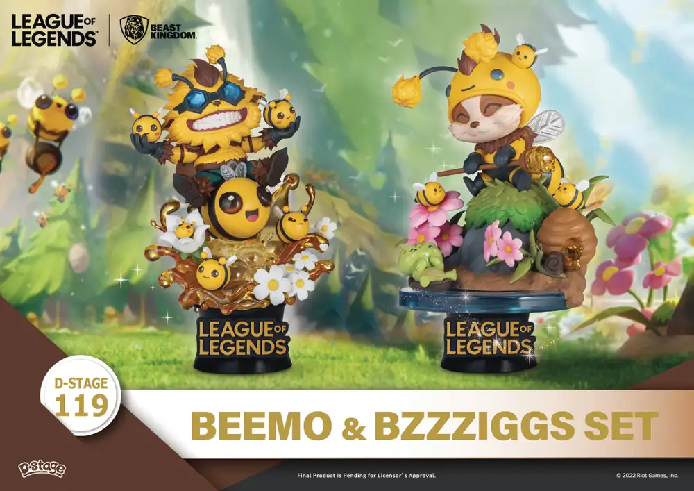 League of Legends Ds-119 Beemo & Bzzziggs Diorama 6in Set