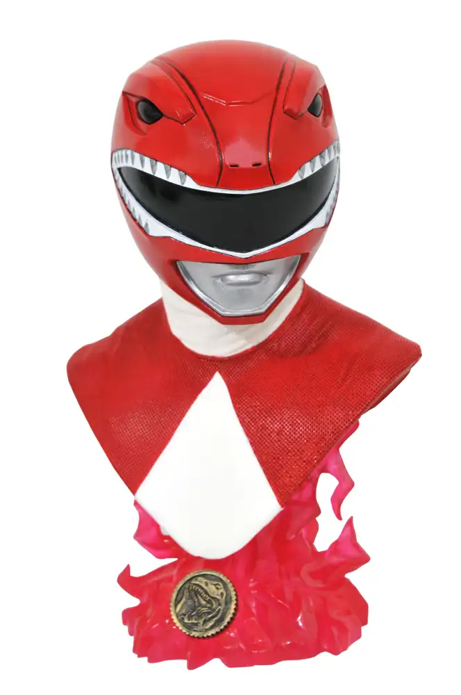 Mighty Morphin Power Rangers L3D Red Ranger 1/2 Scale Bust