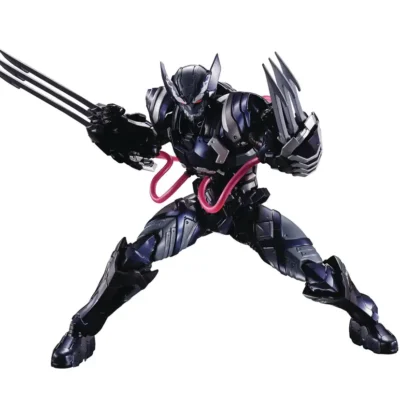 Tech-On Avengers Venom Symbiote Wolverine S.H.FIGUARTS Action Figure