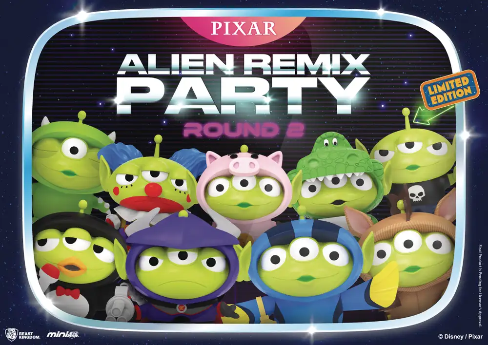 Toy Story Alien Remix Party Round 2 Mea-033 8pc Figure Set