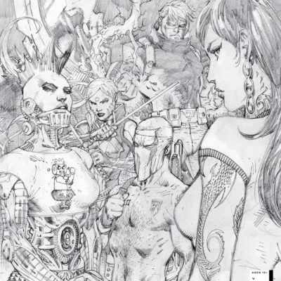 Wildcats #1 (Cover I - 1:150 Jim Lee Pencil Card Stock Variant)